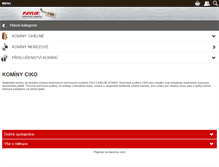 Tablet Screenshot of ciko-komin.cz